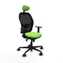 Piqueras y Crespo Chaise de Bureau Jorquera Pistache et Noir