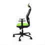 Piqueras y Crespo Chaise de Bureau Jorquera Pistache et Noir