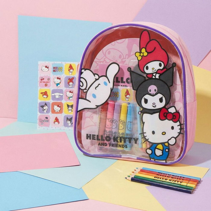 Cerdá Sac à dos enfant Hello Kitty colorable rose