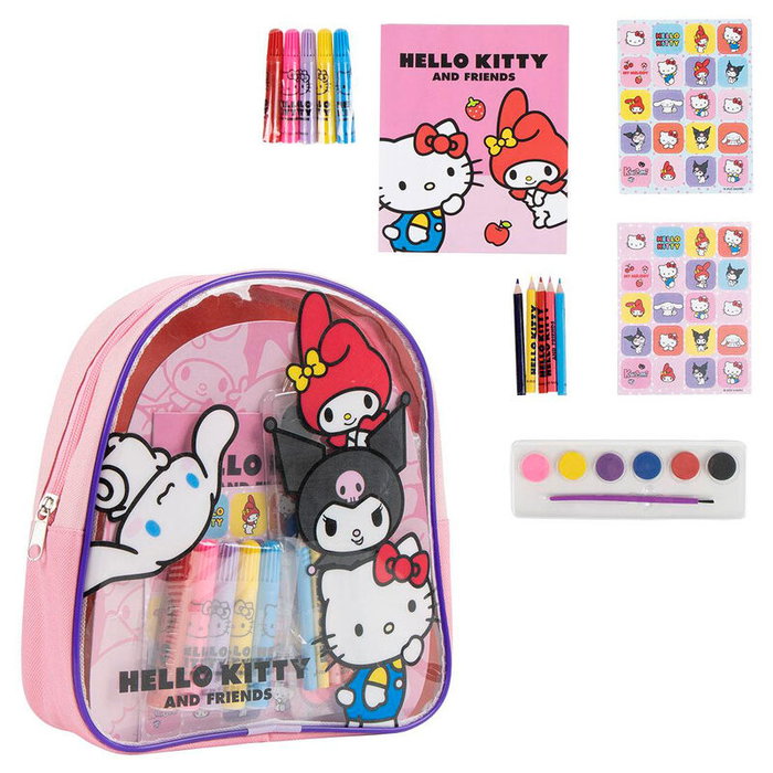 Cerdá Sac à dos enfant Hello Kitty colorable rose