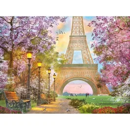 Ravensburger Puzzle 1500 pièces, 12000694, Amour à Paris, pour Adultes et Enfants dès 14 ans, Qualité Supérieure, 80x60 cm