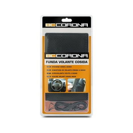 BC Corona Housse de volant noire cousue CS6