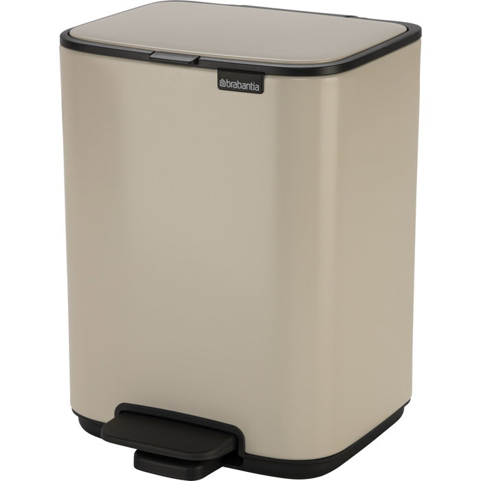 Brabantia BO Treteimer Poubelle à pédale 4L Beige