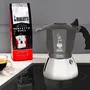 Bialetti Brikka Cafetière Italienne 4 Tasses Induction et Tous Feux, Aluminium Gris