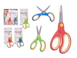 Pincello Ciseau Enfant Design Assortis 6x13x1 cm Plastique Acier Bleu Rouge Vert (Set de 48)