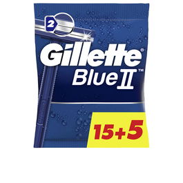 Gillette Lames de rasoir jetables BLUE II, Lot de 20 unités