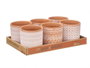 Ibergarden Pot en Céramique Terracota 13.5x14x13.5 cm - Assortiment Aléatoire (Set de 12)