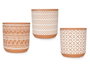 Ibergarden Pot en Céramique Terracota 13.5x14x13.5 cm - Assortiment Aléatoire (Set de 12)