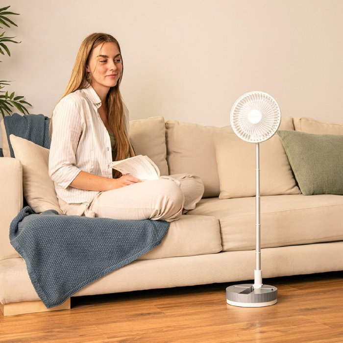 Ventilateur Portable Pliable Cecotec EnergySilence 800 FoldAir Portable Control 5,5 W Blanc