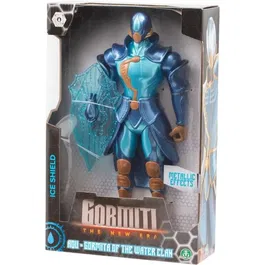 Gormiti Figurine Articulée GRV064 avec Arme - Personnage Eau de 27 cm - Série TV - À partir de 4 ans