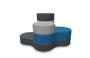 Nowy Styl Pouf convertible 2SX3066 Bleu
