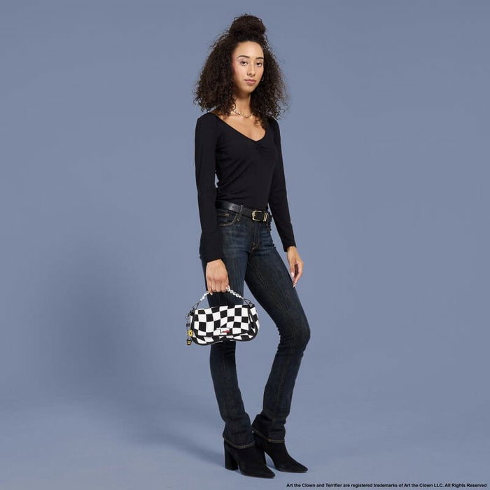 Loungefly Terrifier sac à bandoulière Art the Clown Checkered