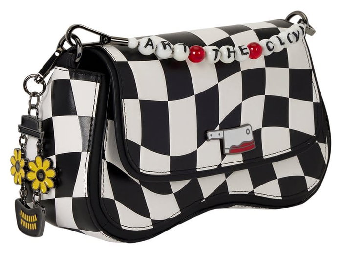Loungefly Terrifier sac à bandoulière Art the Clown Checkered