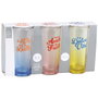 Home Deco Factory Jeu de 3 Verres Dolce Vita 220 ml