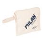 Milan Tote bag gigante 403 since 1918 | Sac à main beige 100% coton 26,5x22x3 cm lavage à main