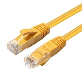 MicroConnect Câble réseau CAT5e U/UTP 0,5m Jaune