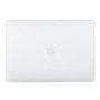 eSTUFF Coque rigide transparente givrée pour MacBook Air 13,6" M5 M4 M3 M2 - Protection antichoc, accès complet aux ports, compatible modèles 2020-2026