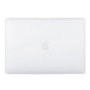 eSTUFF Coque rigide transparente givrée pour MacBook Air 13,6" M5 M4 M3 M2 - Protection antichoc, accès complet aux ports, compatible modèles 2020-2026