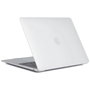 eSTUFF Coque rigide transparente givrée pour MacBook Air 13,6" M5 M4 M3 M2 - Protection antichoc, accès complet aux ports, compatible modèles 2020-2026