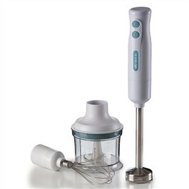 Ariete Mixeur Plongeant 3 en 1 700W Breakfast Blanche 601/11