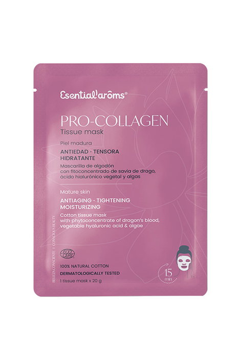 ESENTIAL AROMS TISSUE MASK PRO-COLLAGEN masque facial 12ud ESENTIAL AROMS TISSUE MASK PRO-COLLAGEN masque facial 12ud