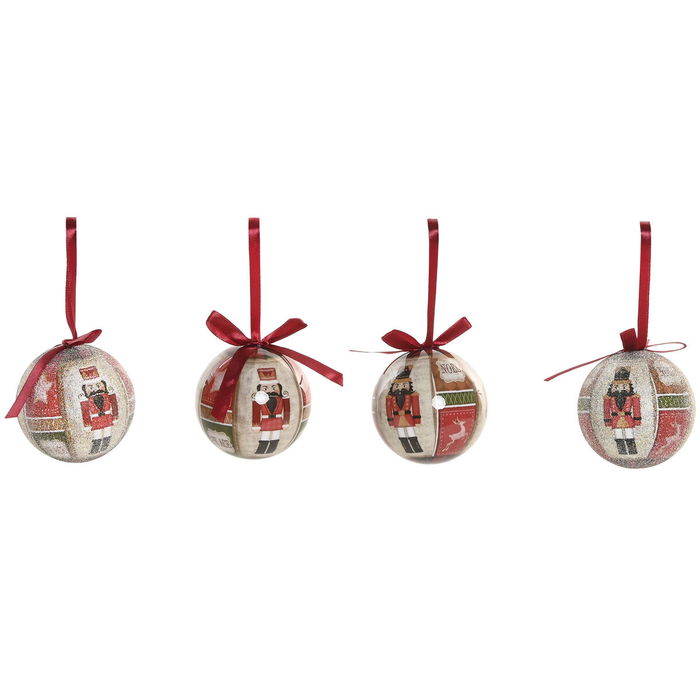 Boules de Noël Home ESPRIT Multicouleur PVC (14 Pièces)