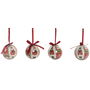 Boules de Noël Home ESPRIT Multicouleur PVC (14 Pièces)