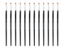 Innspiro Boîte de 12 pinceaux synthétiques plats n°0