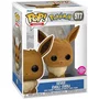 Funko Pop! Pokémon Évoli Floqué Figurine en Vinyle Édition Velours Spéciale pour Collectionneur