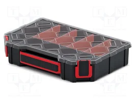 KISTENBERG TAGER 30 Conteneur collectif noir avec partitions