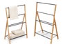 KIPIT Toallero en Bambou Noir 60x90x37 cm (Set de 4)