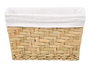 KIPIT Cesta rectangulaire Madera-Blanco