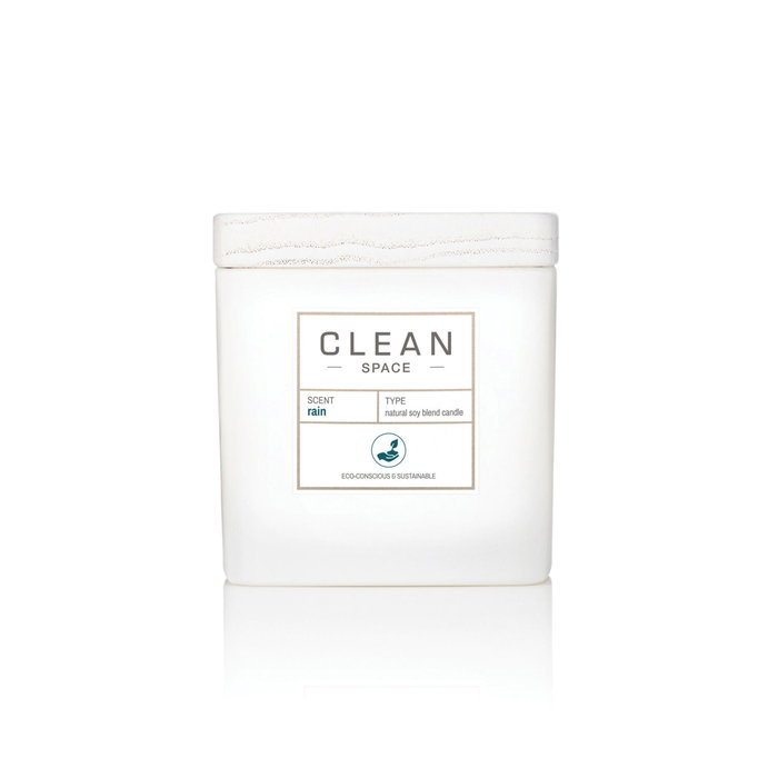Clean Bougie parfumée Space Rain, 227 g, Parfum d'intérieur unisexe Clean Bougie parfumée Space Rain, 227 g, Parfum d'intérieur unisexe