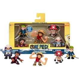 One Figurines Anime One Piece - Pack de 5 Personnages Miniatures : Luffy, Zoro, Chopper, Wapol, Mr.5 - Dès 4 Ans