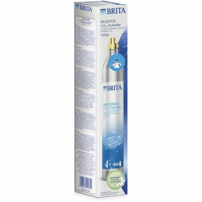 Brita Cylindre de CO2 de réserve pour machines à eau pétillante Brita Cylindre de CO2 de réserve pour machines à eau pétillante