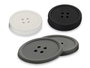 Kinvara Set de 4 sous-verres en silicone couleur foncée 9 x 9 x 0,5 cm (Set de 48)