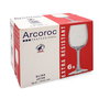 Arcoroc Verre à eau Elisa, lot de 6, 42 cL, Verre Trempé, Transparent, Mate