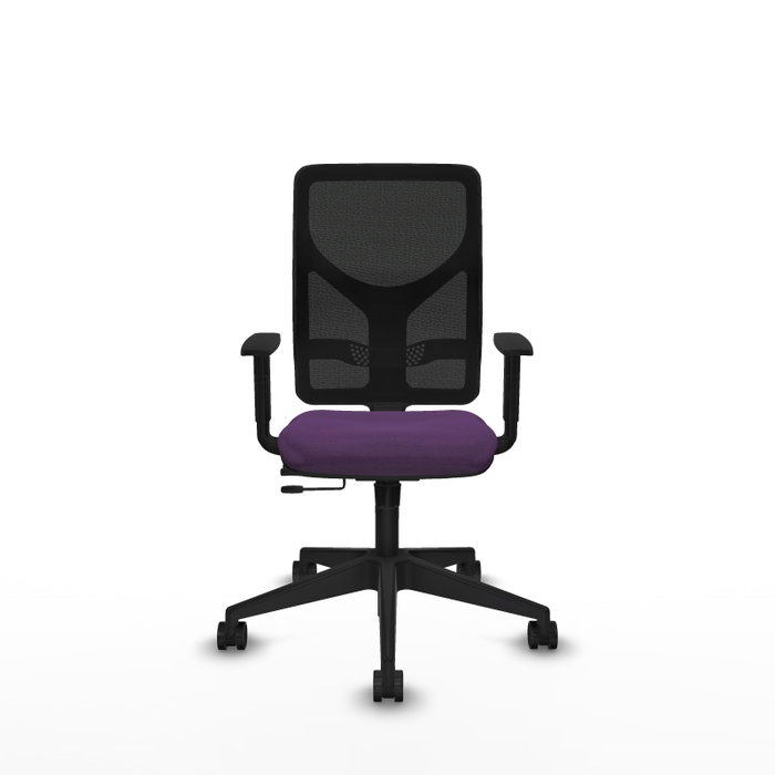 Chaise Motilla Synchrone/Traslack tissu Pourpre Maille Noir Base pyramidale noire Accoudoir 1D Sans appui-tête Roulettes 65mm nylon Chaise Motilla Synchrone/Traslack tissu Pourpre Maille Noir Base pyramidale noire Accoudoir 1D Sans appui-tête Roulettes 65mm nylon