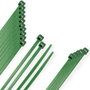WOLFPACK LINEA PROFESIONAL Collier de serrage en nylon vert 2,5 x 100 mm (Sac de 100 unités)