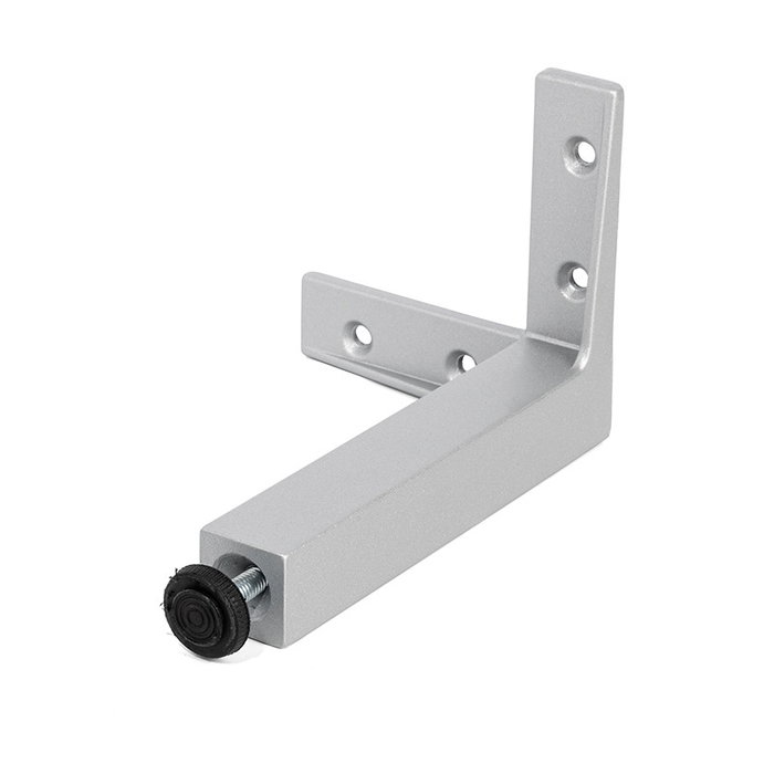 MAFOS Patte Métallique Zamak Quadro H140 Gris Ral MAFOS Patte Métallique Zamak Quadro H140 Gris Ral