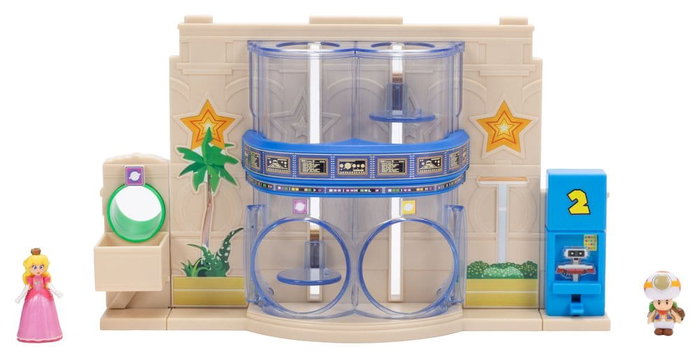 Super Mario Galaxy, le film diorama avec 2 minifigurines Galaxie du Portail