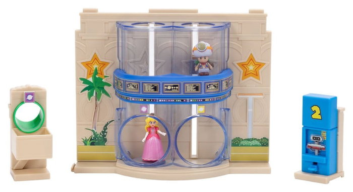 Super Mario Galaxy, le film diorama avec 2 minifigurines Galaxie du Portail