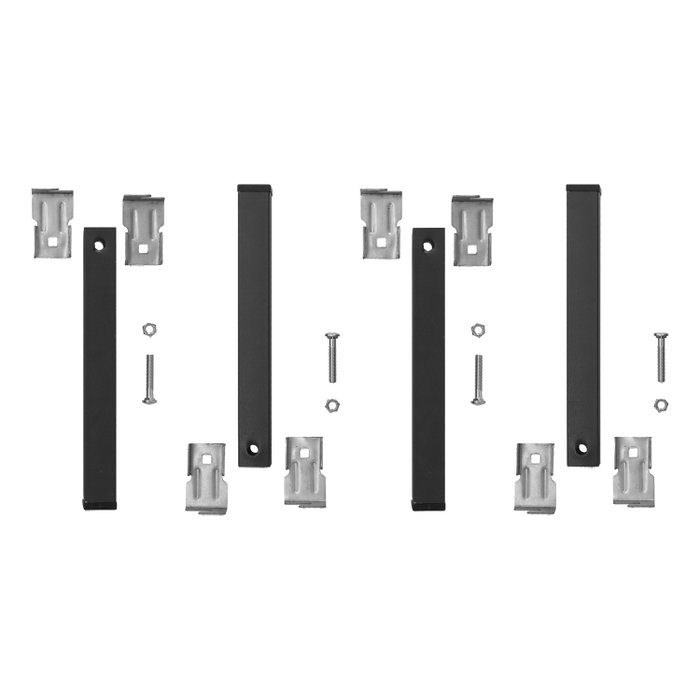 WOLFPACK LINEA PROFESIONAL Jeu de 4 pieds pour sommier carré 30x30/25 WOLFPACK LINEA PROFESIONAL Jeu de 4 pieds pour sommier carré 30x30/25