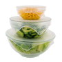 Cook Concept Lot de 3 couvercles en silicone extensibles