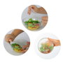 Cook Concept Lot de 3 couvercles en silicone extensibles