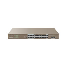 IP-COM G1126P-24-410W Switch Ethernet non administré 24 ports Gigabit PoE + 2 SFP 370W