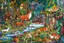 Schmidt Spiele - Puzzle Animaux des Forêts d'Europe, 150 Pièces, Dès 7 Ans