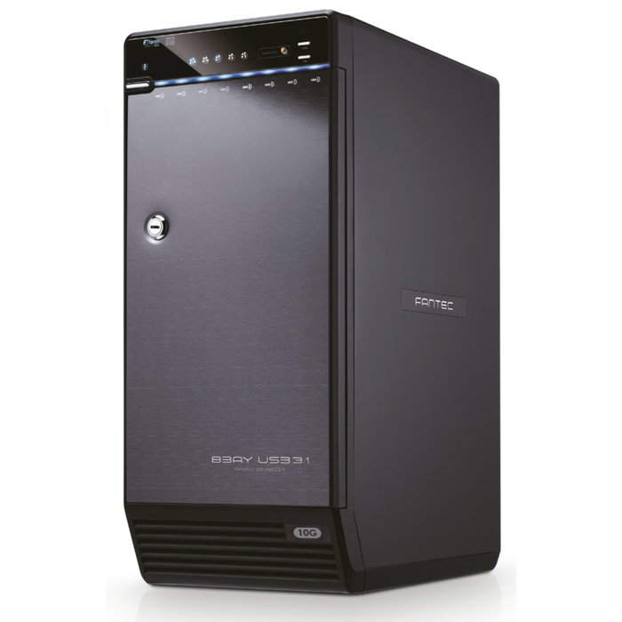 Fantec QB-X8U31 Boîtier pour 8x 3,5 pouces SATA HDD USB 3.1 Fantec QB-X8U31 Boîtier pour 8x 3,5 pouces SATA HDD USB 3.1