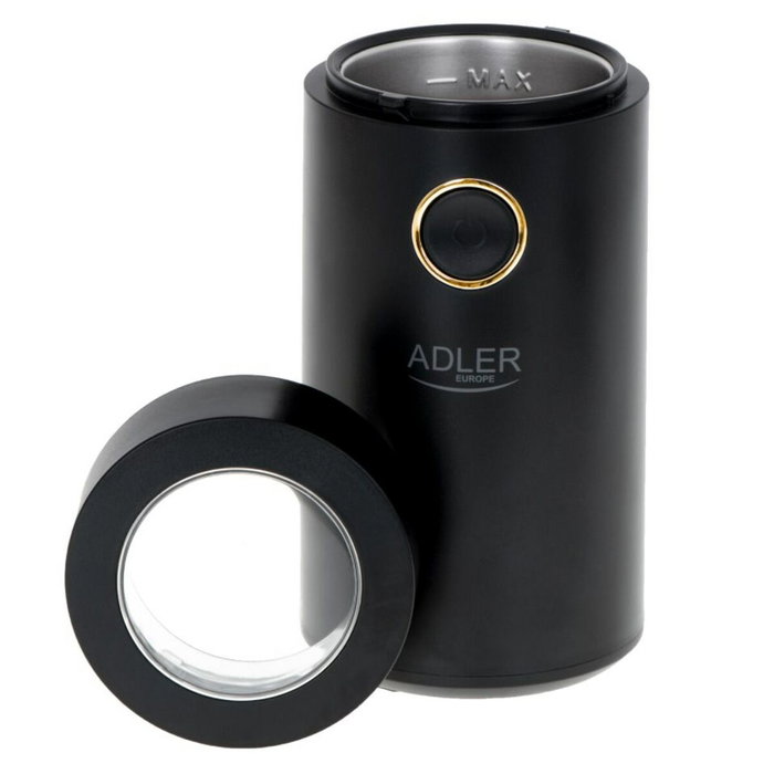 Adler Ad446 Moulin à café noir et doré