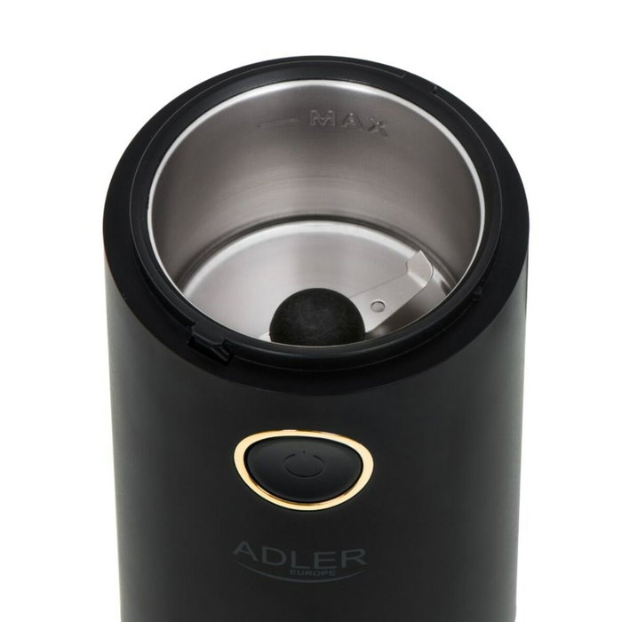 Adler Ad446 Moulin à café noir et doré
